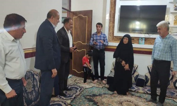 دیدار مدیرکل بنیاد استان بوشهر با ۲۲۶ خانواده معزز شاهد و ایثارگر