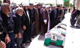 پیکر مطهر جانباز شهید «محمد رضا زنجانی» در قم تشییع و خاکسپاری شد
