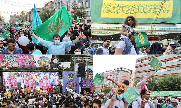 حضور تهرانی‌ها در جشن بزرگ/ قصه‌گویی واقعه عید غدیر توسط برای نوجوان