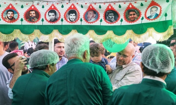 رئیس مجلس شورای اسلامی در جشن عید غدیر حضور یافت