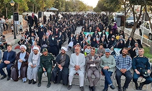 راهپیمایی و تجمع بزرگ عفاف و حجاب در اشتهارد برگزار شد