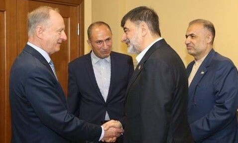 دیدار سردار رادان با دبیر شورای امنیت روسیه در سفر به مسکو