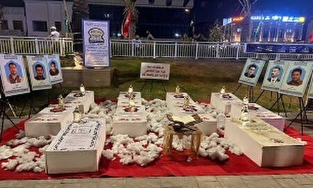 تصاویر/ نمایشگاه عکس شهدا در بغداد