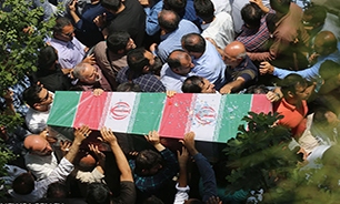 تشییع پیکر مطهر شهید مدافع امنیت در مسجدسلیمان