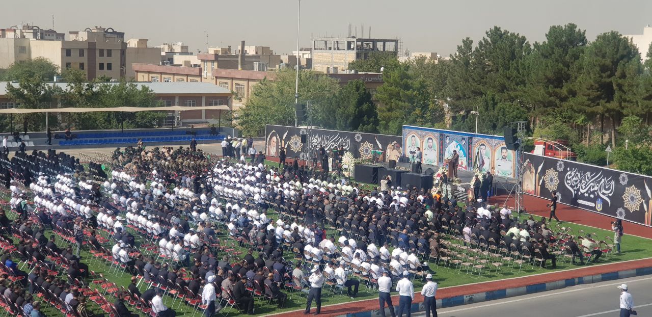 مراسم تشییع پیکر ۴ شهید مدافع امنیت فراجا برگزار شد