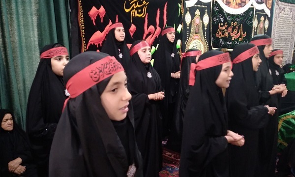 برگزاری مراسم عزاداری شهادت حضرت رقیه (س) ویژه دختران ابتدایی