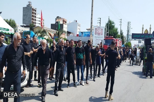 اجتماع عزاداران حسینی در «محمودآباد» و «سرخ رود» برگزار شد+ تصاویر