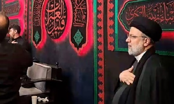 حضور رئیس‌ جمهور در مراسم تاسوعای حسینی مسجد ارک