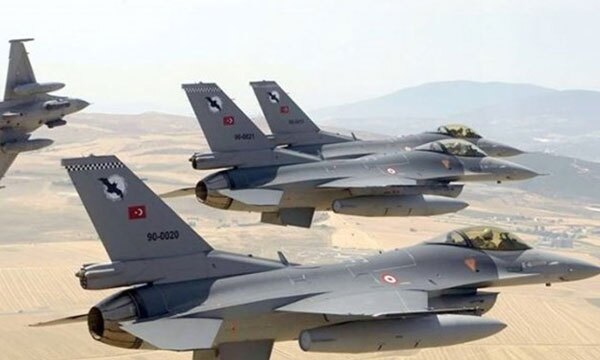 حمله جنگنده‌های ترکیه به مناطقی در شمال عراق