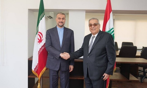 کنفرانس خبری مشترک وزرای خارجه ایران و لبنان