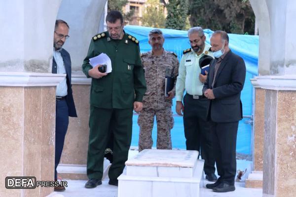 ادای احترام مدیرکل حفظ آثار دفاع مقدس مازندران به یادمان شهید گمنام استانداری
