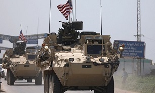 گشت‌زنی کاروان نظامی آمریکا در منطقه درگیری دیرالزور سوریه