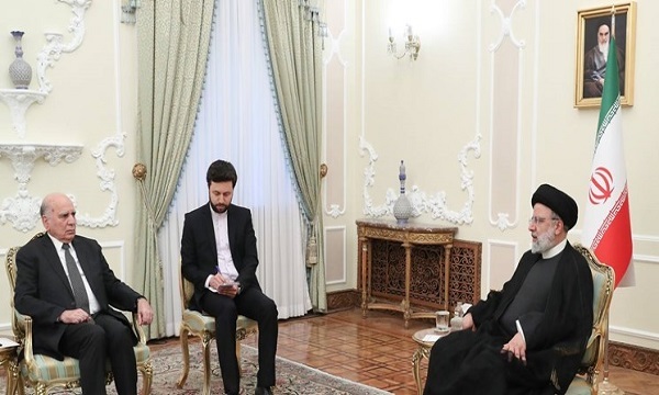 وزیر خارجه عراق با حجت‌الاسلام رئیسی دیدار و گفت‌وگو کرد