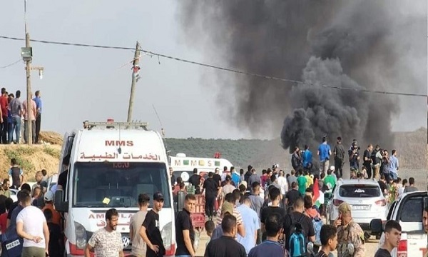 شهادت یک فلسطینی به دنبال انفجار در شرق غزه