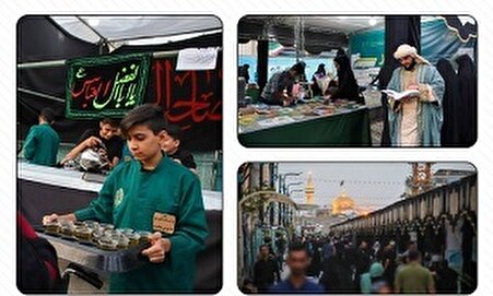 عکس/ پذیرایی دهه هشتادی‌ها از زوار امام رضا (ع)