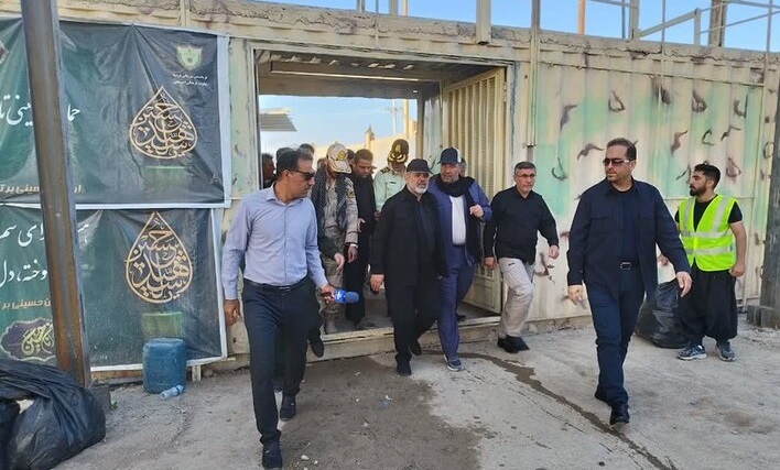 بازدید وزیر کشور از پایانه مرزی مهران