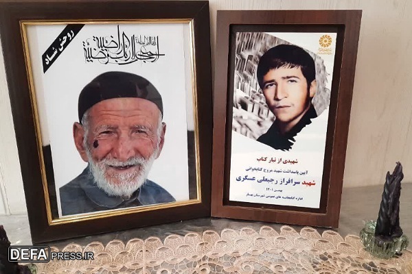 حضور استاندار همدان در منزل پدر شهیدان  «عسگری»+ تصاویر