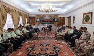 دیدارجمعی از فرماندان نظامی و انتظامی با استاندار آذربایجان شرقی