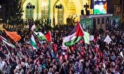 فیلم/ شادی مردم از پیروزی مقاومت فلسطین