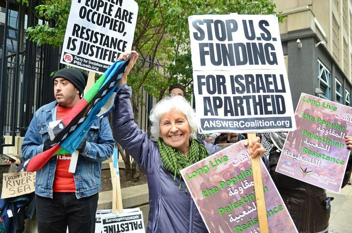 تظاهرات مردمی در دفاع از فلسطین و مردم غزه در آمریکا
