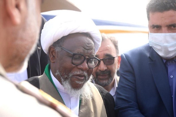 ورود شیخ ابراهیم زکزاکی رهبر جنبش اسلامی نیجریه به مشهدالرضا+ تصاویر