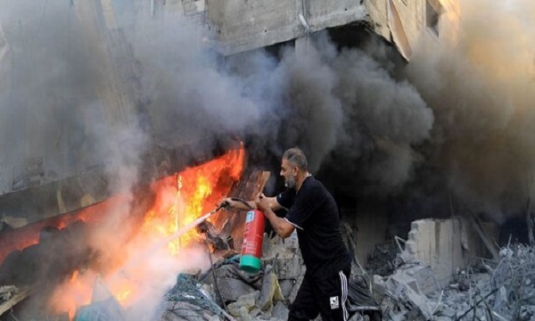 تداوم ویران کردن منازل ساکنان غزه جنگنده‌های صهیونیست