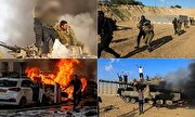 فوتوتیتر/ پیامدهای وقوع طوفان بی‌سابقه در غرب آسیا