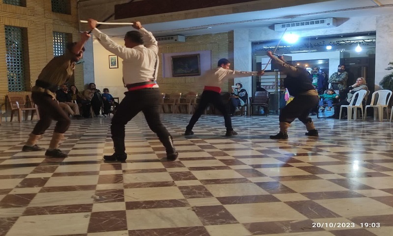 اجرای نمایش حماسی سردار جنگل در فرهنگسرای آئینه اراک