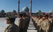 مراسم عهد سربازی نیرو‌های مسلح در مسجد جمکران برگزار شد