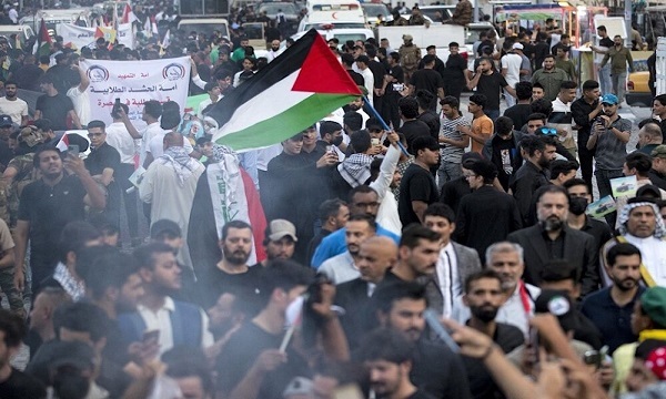 تحصن هزاران عراقی در مرز اردن با حضور فرماندهان الحشد الشعبی