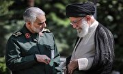 تصویری متفاوت از دیدار حاج قاسم با امام خامنه‌ای