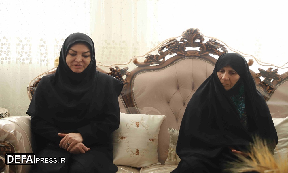 دیدار مدیرکل کتابخانه‌های عمومی استان همدان با خانواده شهید «گلوشجردی» +تصاویر