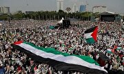فیلم/ اجتماع مردم اندونزی برای حمایت از ملت فلسطین