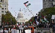 فیلم/ نمایی هوایی از اعتراض تاریخی در واشنگتن دی‌سی