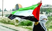 عکس/ مدل معروف آمریکایی در راهپیمایی حمایت از فلسطین