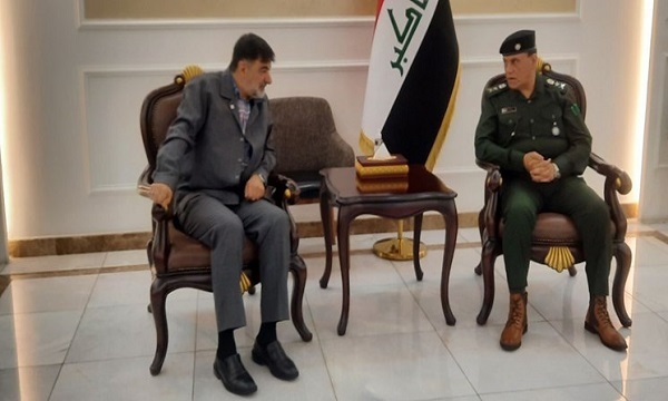 ادای احترام فرمانده فراجا به شهیدان سلیمانی و ابومهدی المهندس/ تقویت همکاری‌ با کشور عراق در موضوعات اربعین، راهنمایی و رانندگی، پلیس جنایی و آگاهی