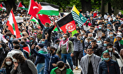 عکس/ مردمانی که برخلاف دولتشان حامی فلسطین هستند