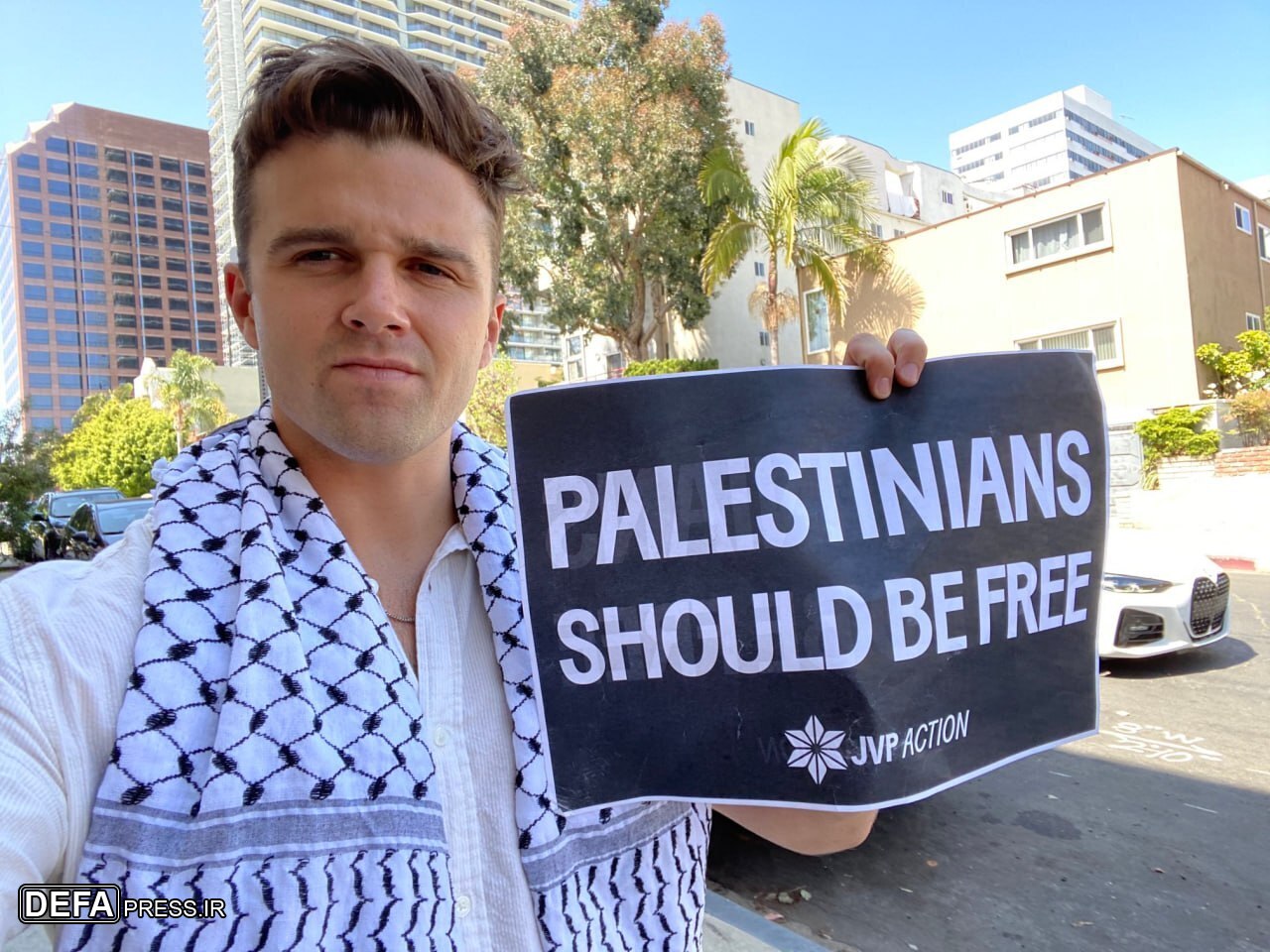 عکس/ بسته شدن صفحه یوتیوب یک فعال رسانه‌ای در آمریکا به‌دلیل حمایت از فلسطین