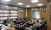 دیدار فرمانده یگان ویژه آذربایجان‌شرقی با فرمانده منطقه پدافند هوایی شمال غرب ارتش