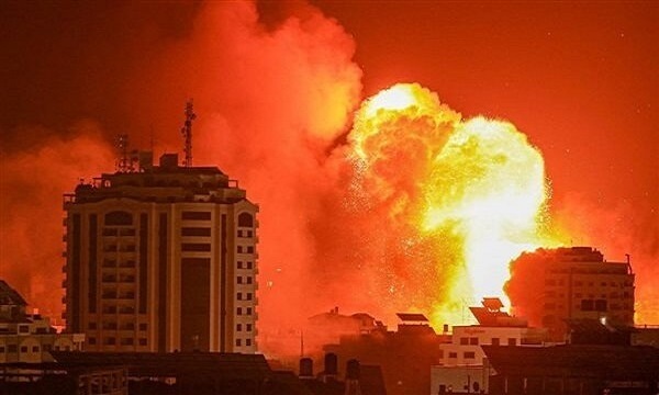 بمباران بی‌سابقه غزه توسط ارتش رژیم صهیونیستی/ تداوم حملات وحشیانه علیه غزه با بمب‌های حاوی فسفر سفید