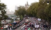 فیلم/ تظاهرات باورنکردنی مردم لندن در حمایت از مردم فلسطین
