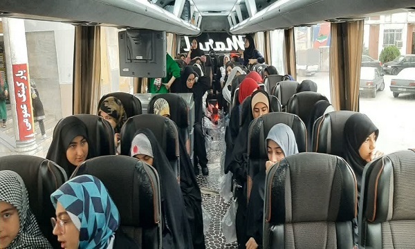 کاروان دانش آموزی راهیان نور قائمشهر عازم مناطق عملیاتی شد
