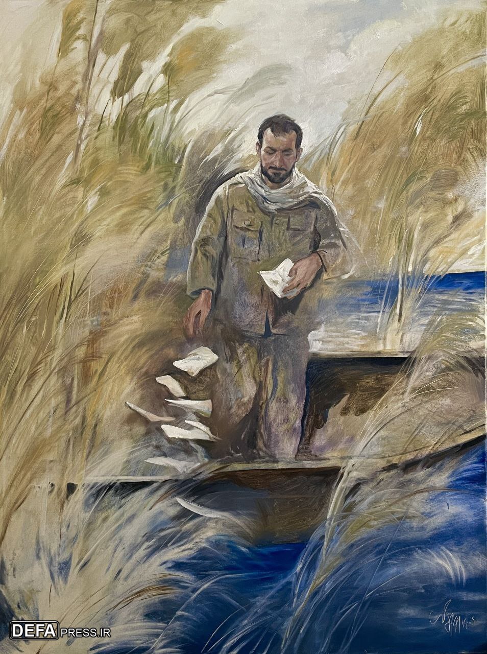 عکس/ اثر نقاشی «جاویدالاثر»