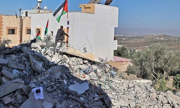 تخریب ساختمان‌ها در کرانه باختری و بازداشت جوانان فلسطینی