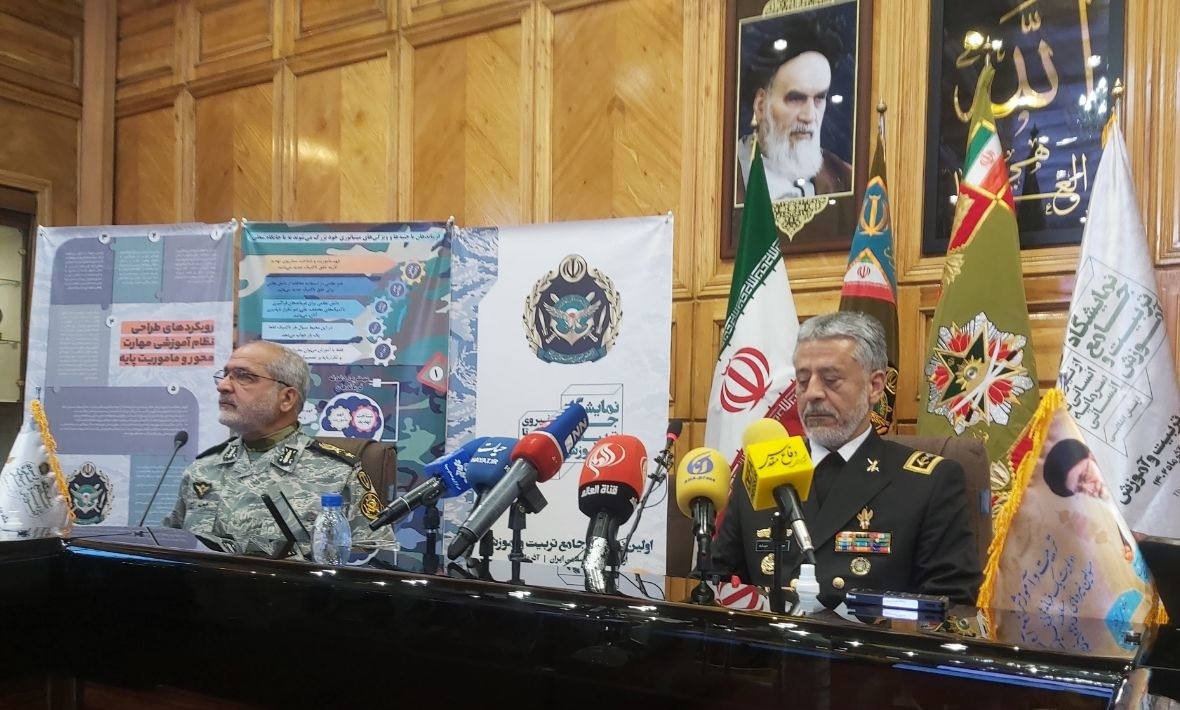 نشست خبری نخستین نمایشگاه جامع تربیت و آموزش ارتش انقلابی برگزار شد