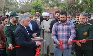 افتتاح یادمان شهدای گمنام دانشگاه آزاد اسلامی گنبد کاووس