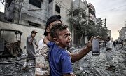 فوتوتیتر/ پیروزی کودکان غزه بر امپراطوری رسانه‌ای صهیونیست‌ها
