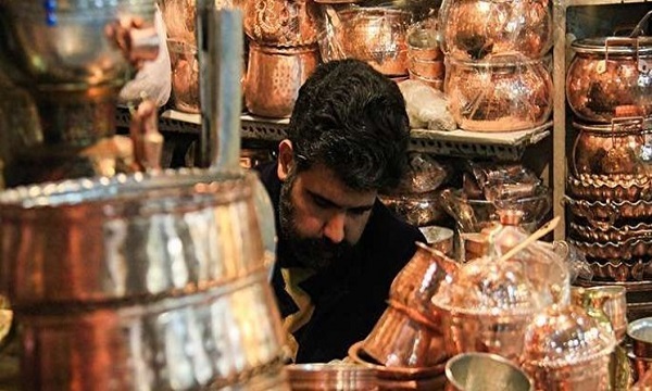 این جوان هیأتی با مسگری ۷۰ نفر را شاغل کرد