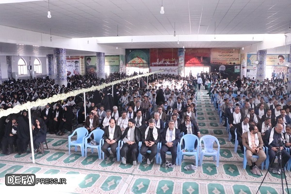 اولین یادواره شهدای دانش آموز ۱ سال استان کرمان در جیرفت+تصاویر