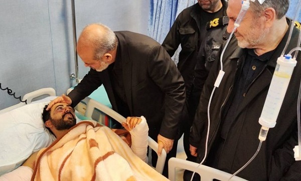 عیادت وزیر کشور از مجروحان حمله تروریستی راسک+ تصاویر